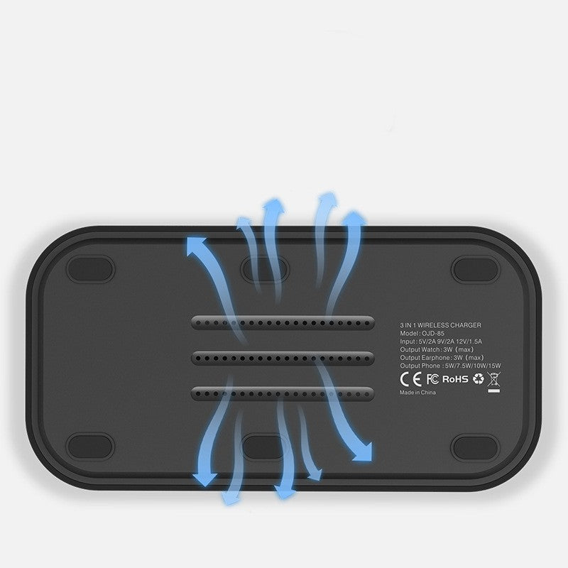 3-in-1 Wireless Magnetic Charging Hub