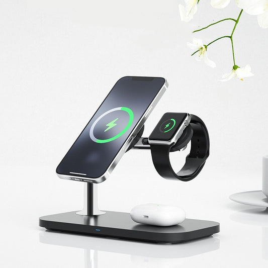 3-in-1 Wireless Magnetic Charging Hub